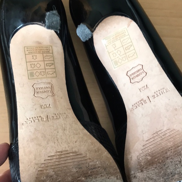 WHBM black heels - Picture 6 of 8